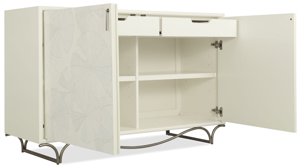 Melange - White Lotus Hall Chest - White