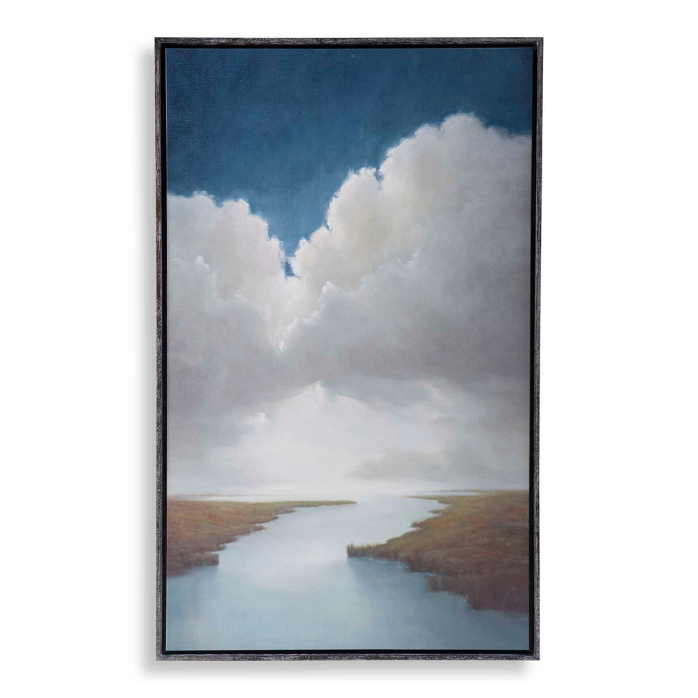Low Country - Framed Canvas - Blue / Green / White