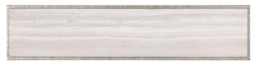 Melange - Sabre Console Table - Pearl Silver