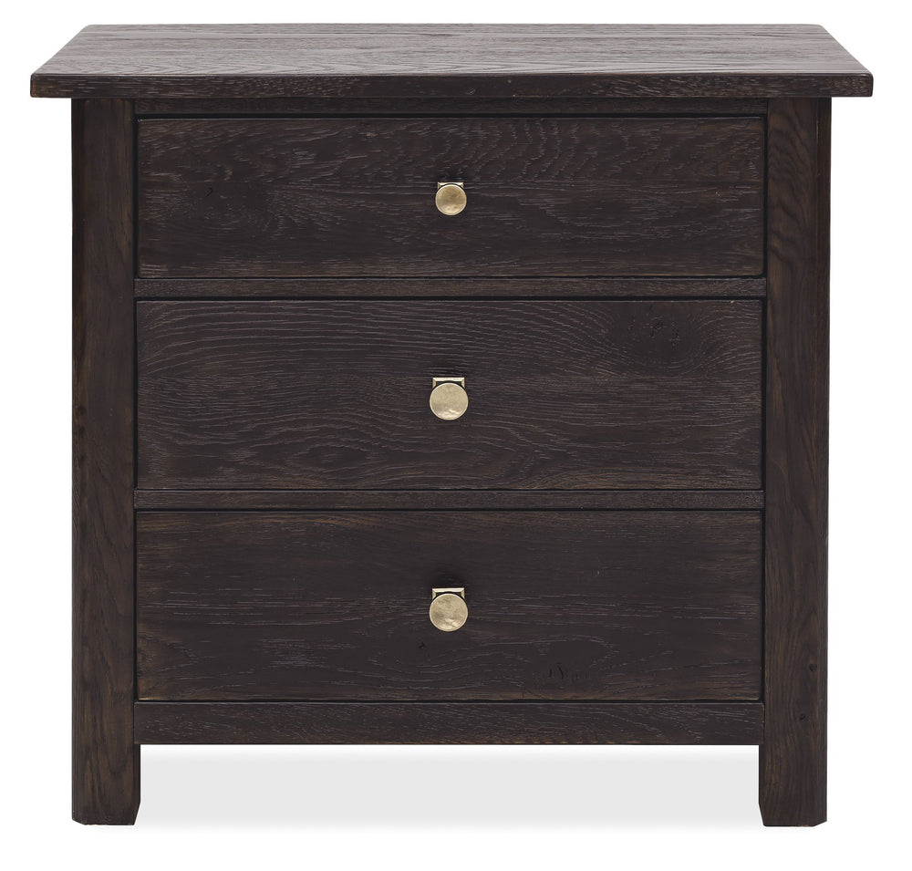 Driftwood - Three-Drawer Nightstand