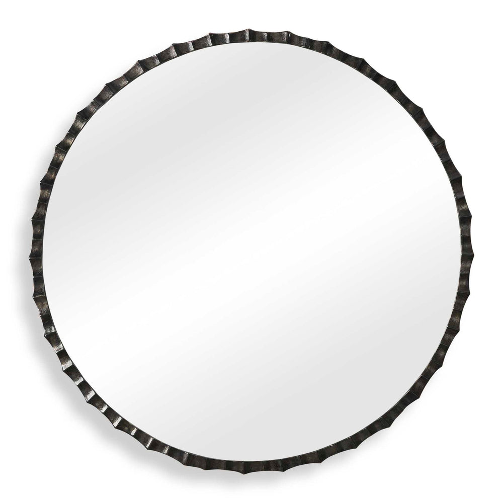 Grander - Round Mirror - Black / Gray