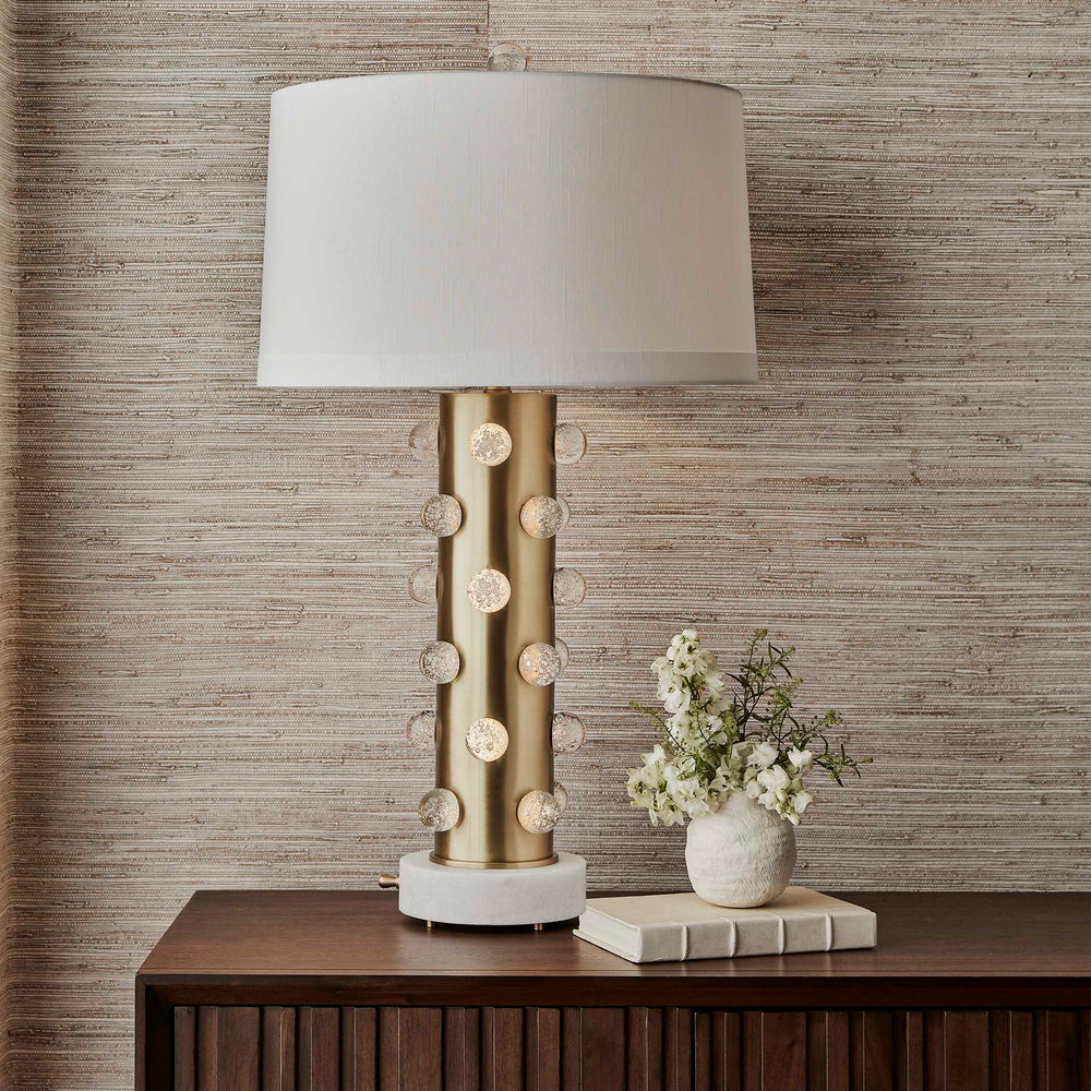 Glowing Bubbles - Table Lamp - Bright Brass