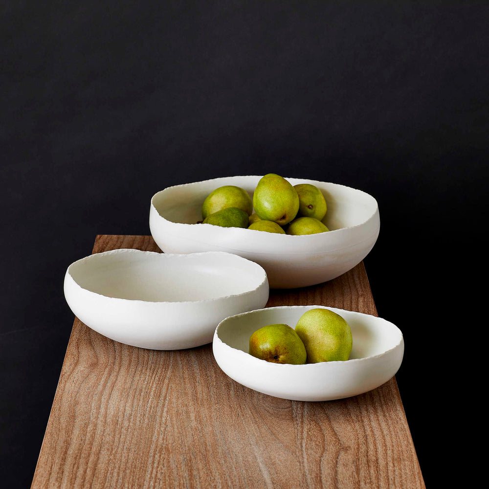 White Sand - Large Bowl - White