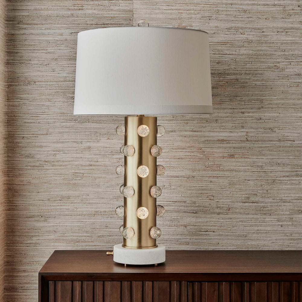 Glowing Bubbles - Table Lamp - Bright Brass