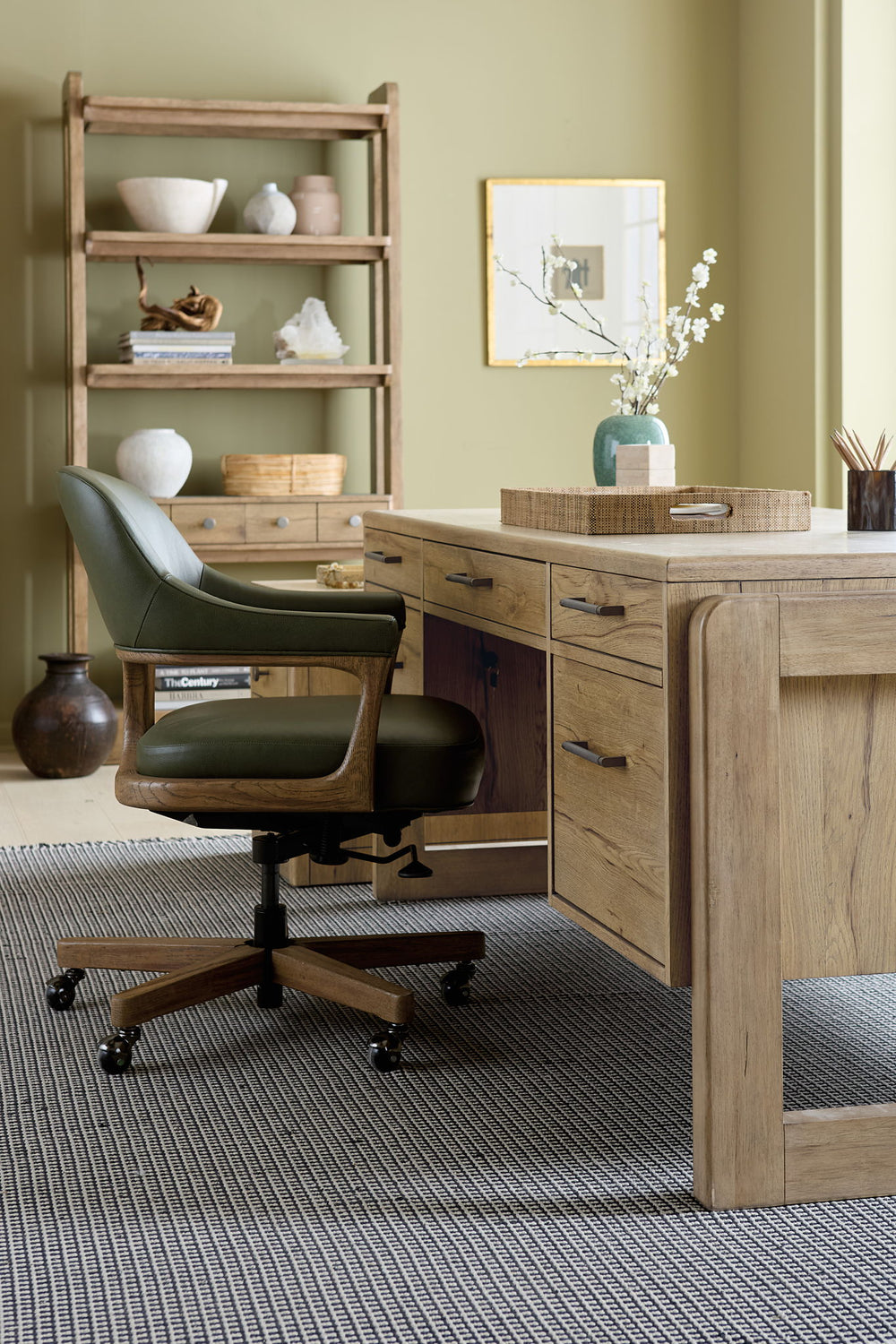 EC - Briar Executive Swivel Tilt Chair - Dark Green