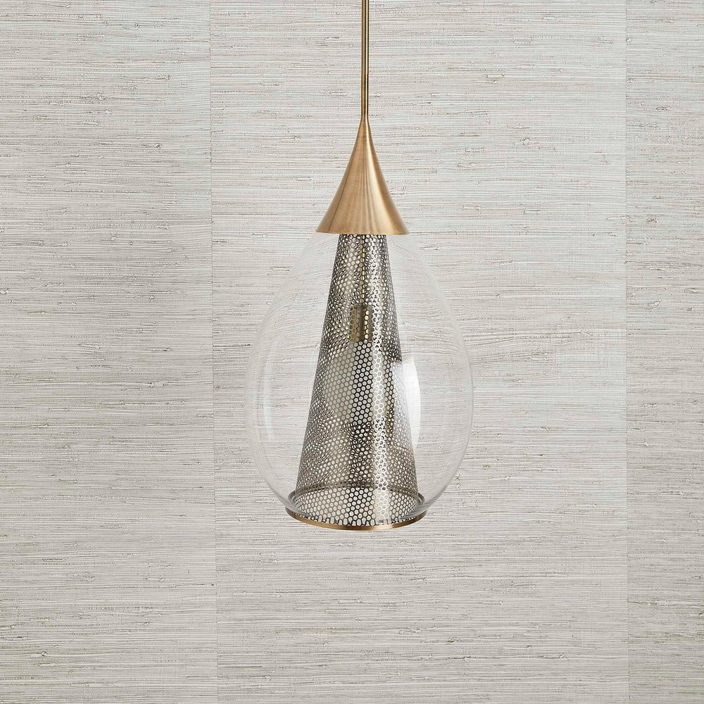 Big Drip - 1 Light Pendant - Brass