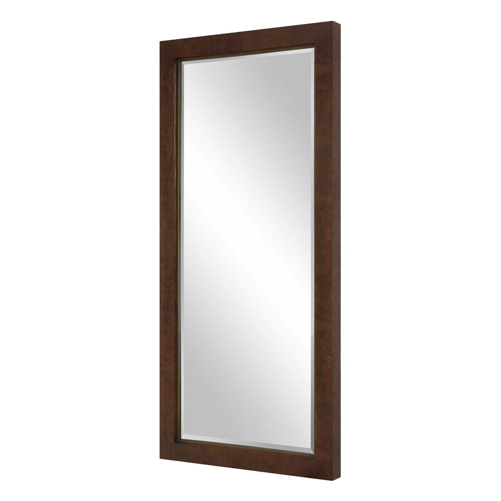 Durant - Tall Wood Mirror - Brown