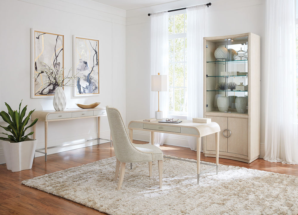 Nouveau Chic - Rectangle Wood Dining Table With 1-22