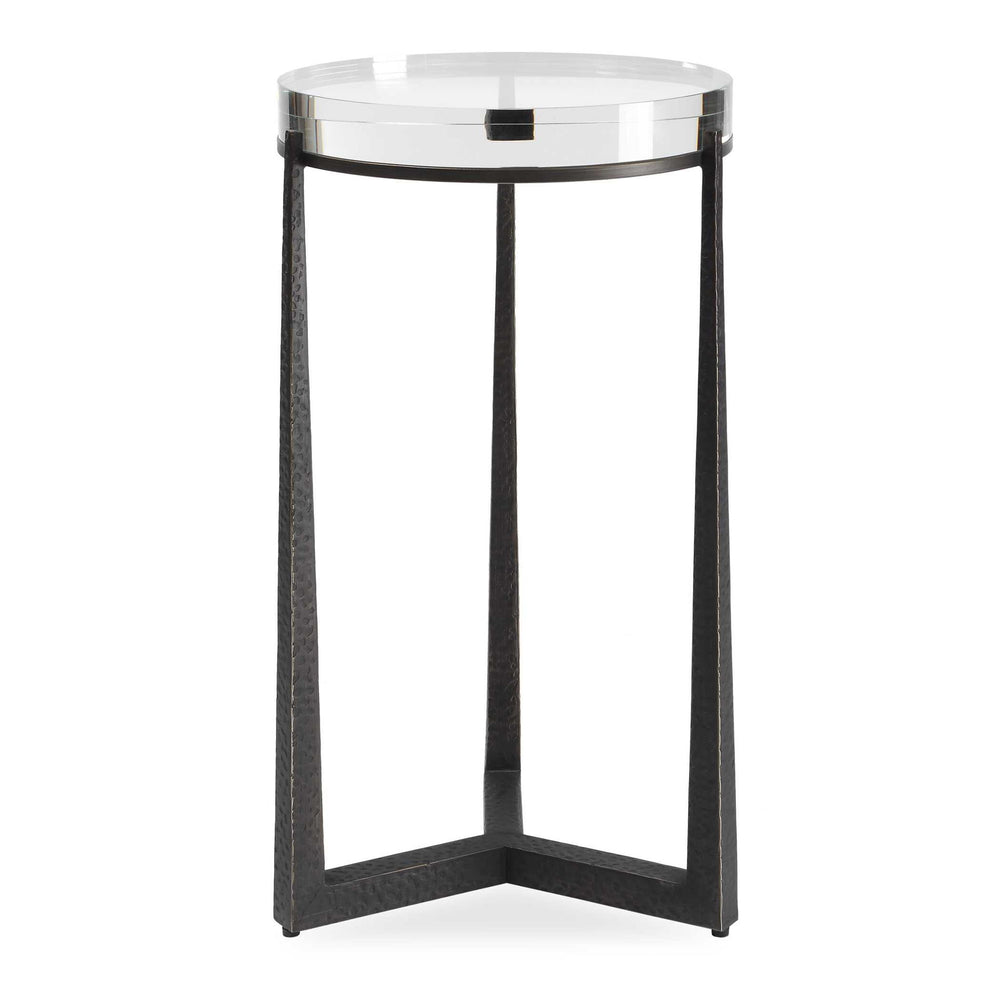 Midas - Round Accent Table - Dark Bronze