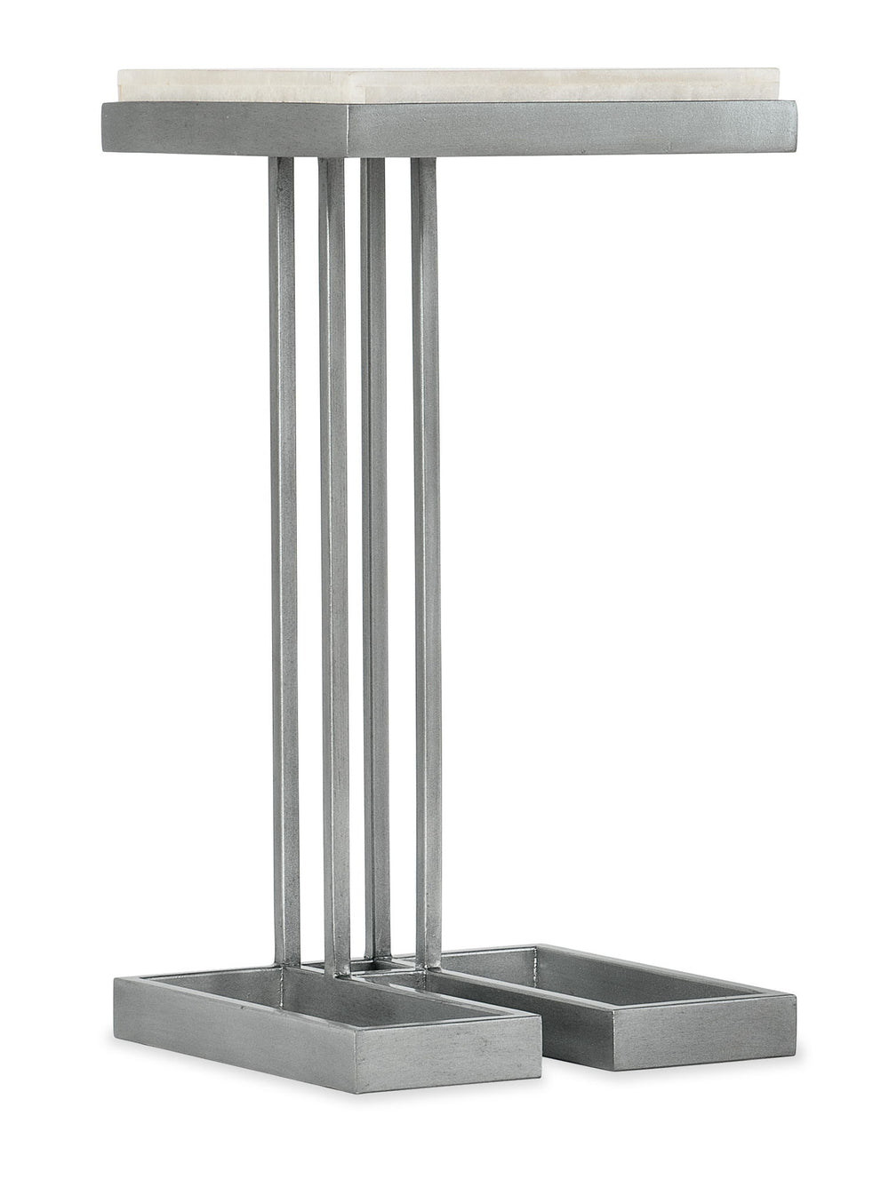 Melange - Marin Drink Table - Pearl Silver