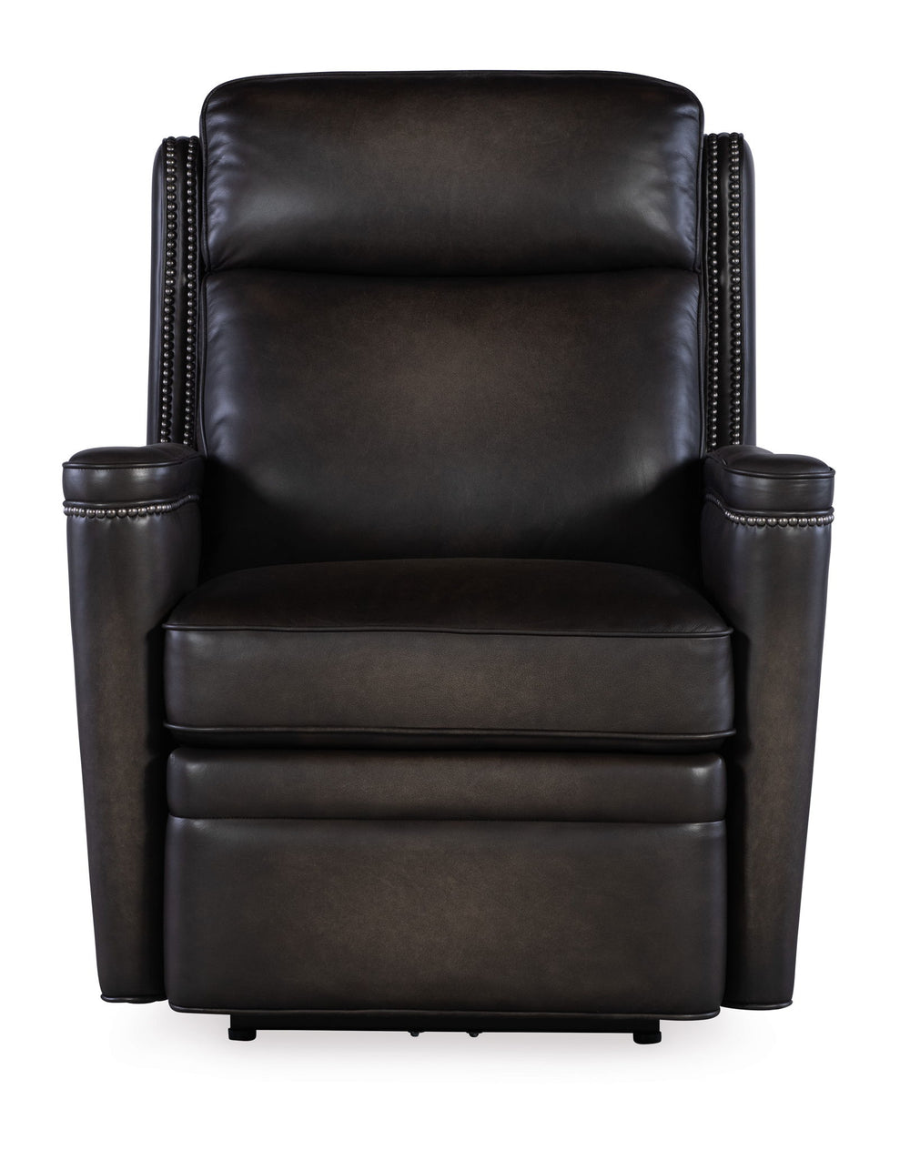 MS - Hamilton Power Recliner With Power Headrest - Dark Brown