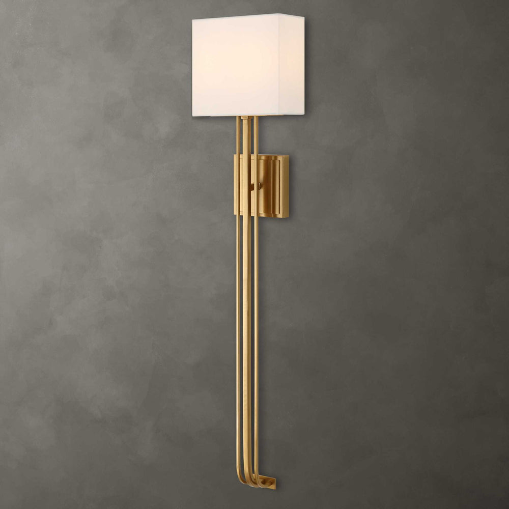 Trenton - 2 Light Brass Sconce - Gold