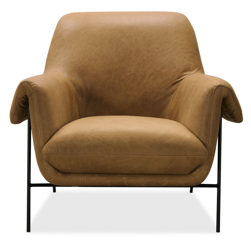 CC - Ambroise Metal Frame Club Chair