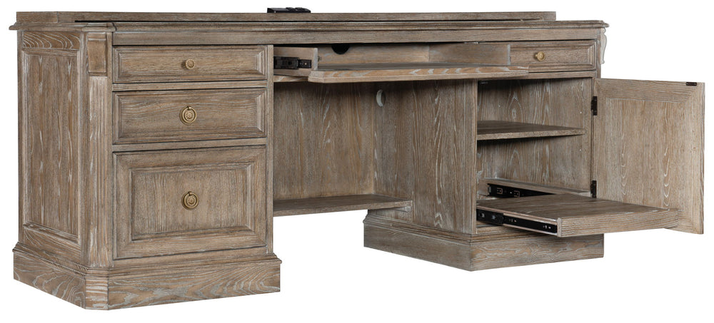 Sutter - Computer Credenza - Light Brown