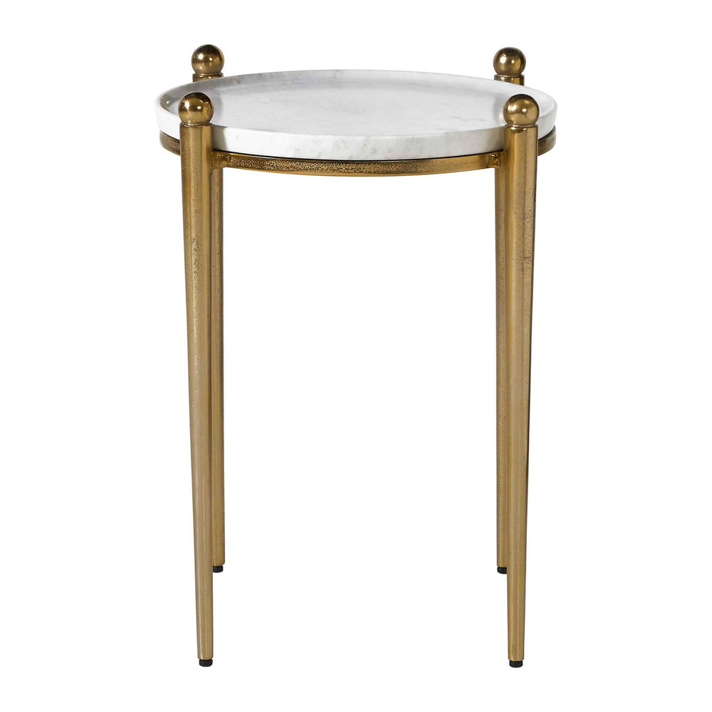 Nahunta - Accent Table - Antique Brass