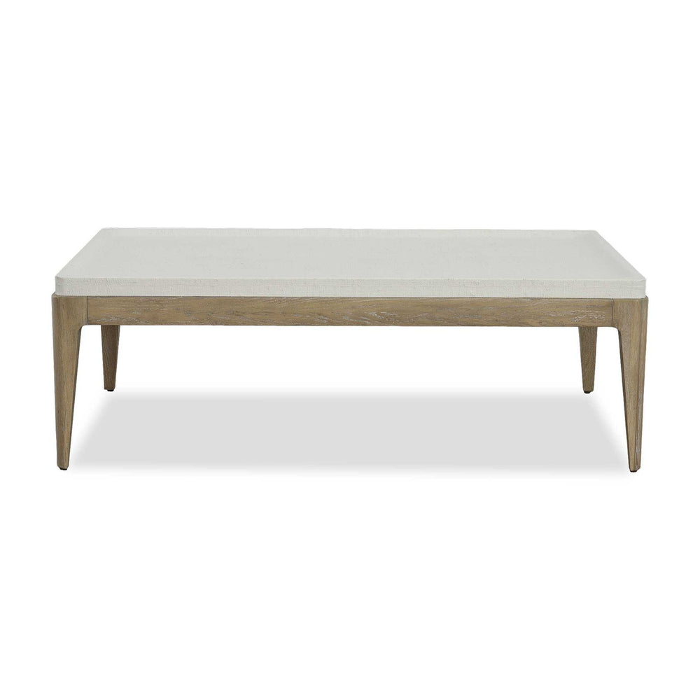 Linen Coffee Table - White