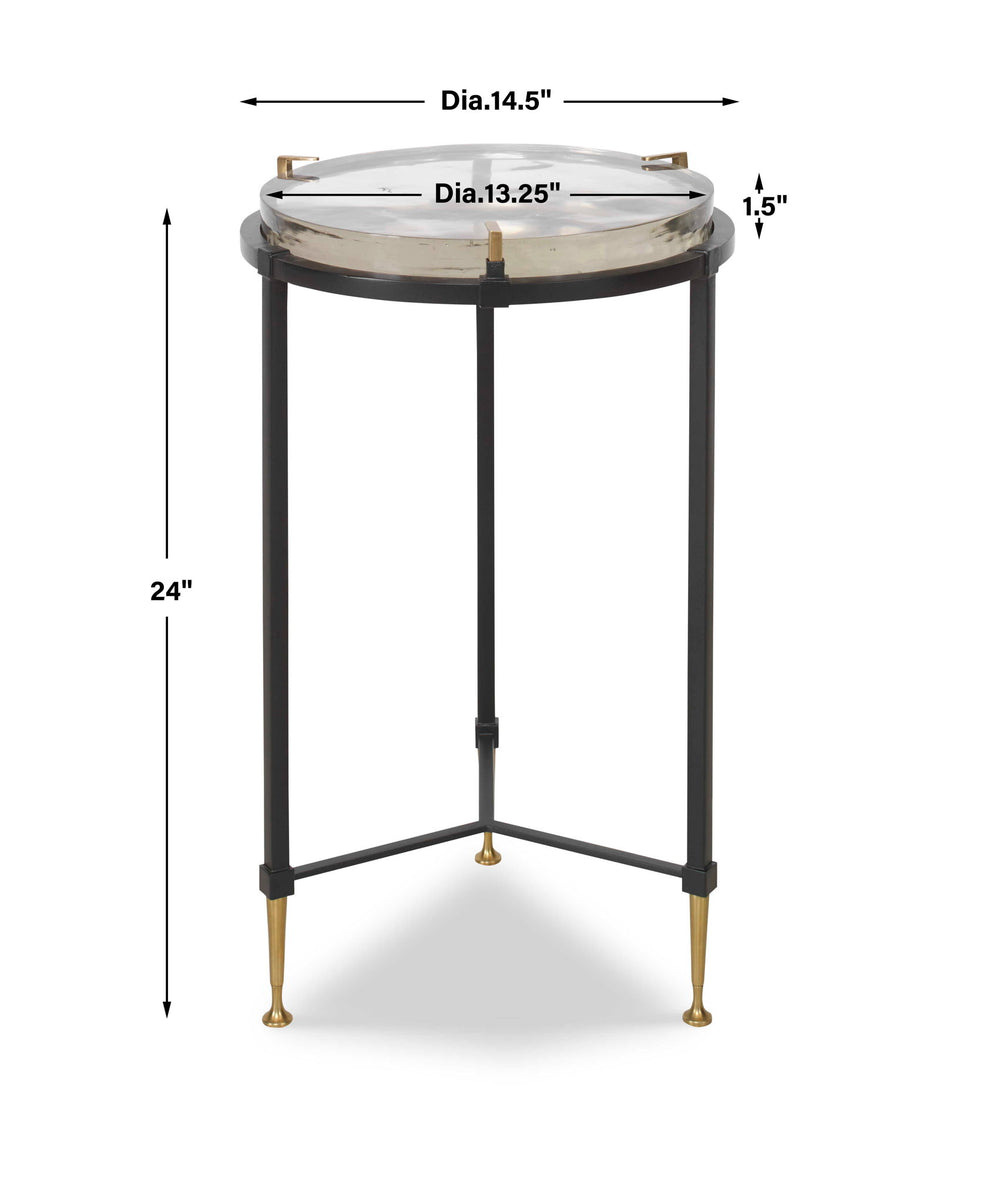 Ice - Block Accent Table - Round