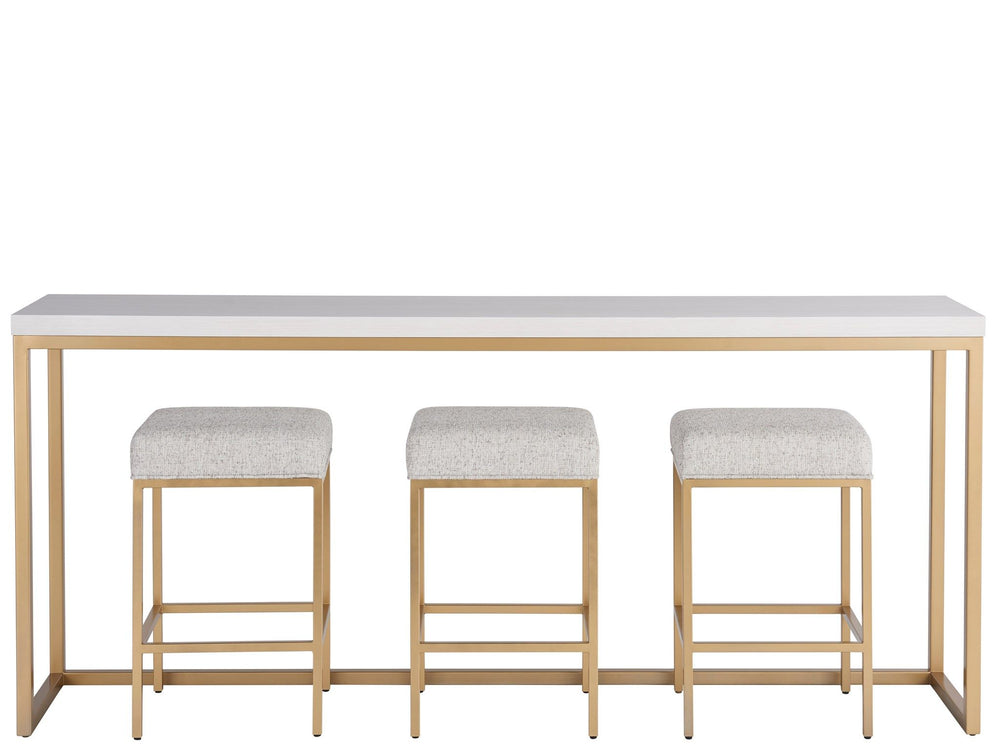 Love. Joy. Bliss.-Miranda Kerr Home - Love Joy Bliss Console Table With 3 Stools - White