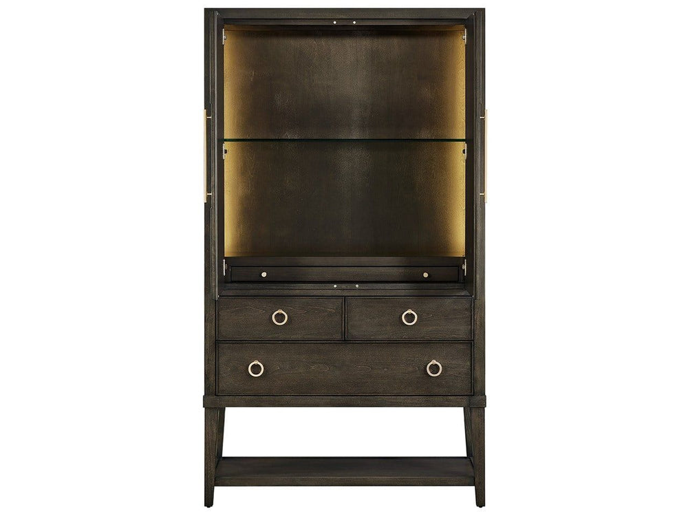 Fenwick - Bar Cabinet - Dark Brown