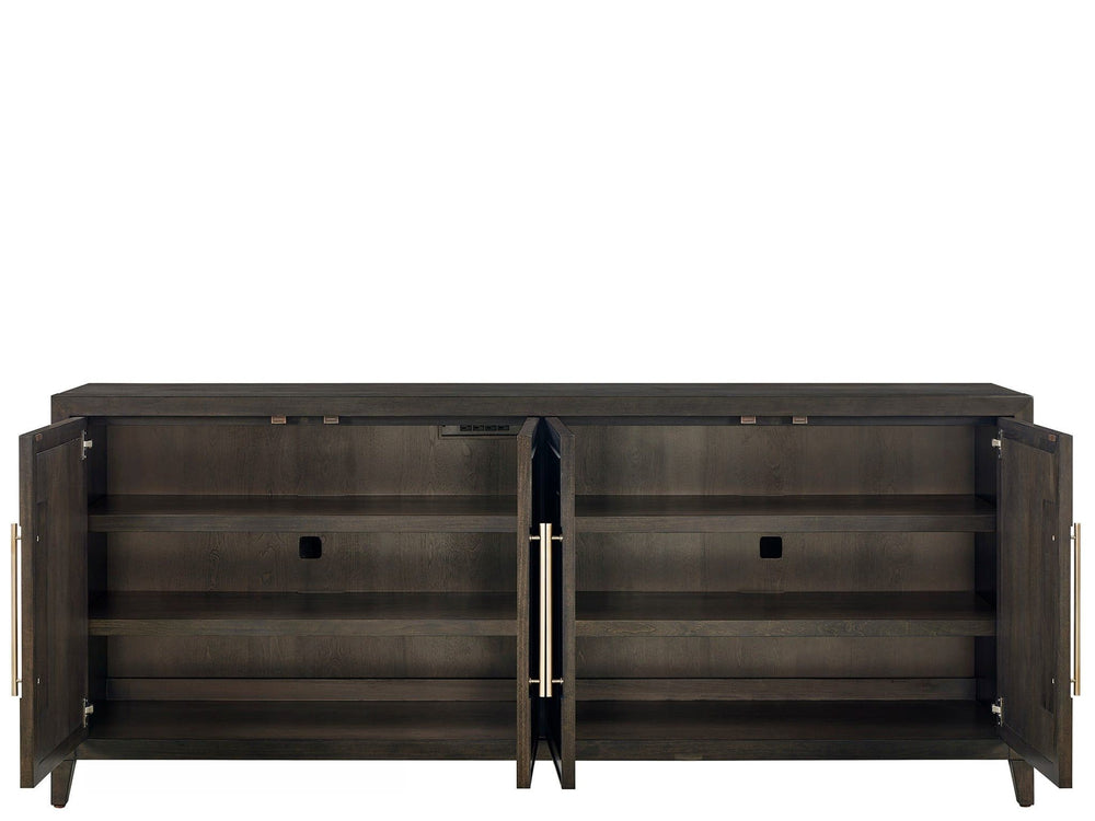 Fenwick - Embossed Credenza - Dark Brown