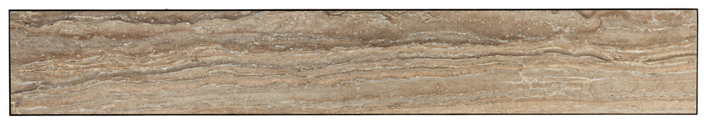 La Grange - St. James Metal And Stone Console - Dark Brown