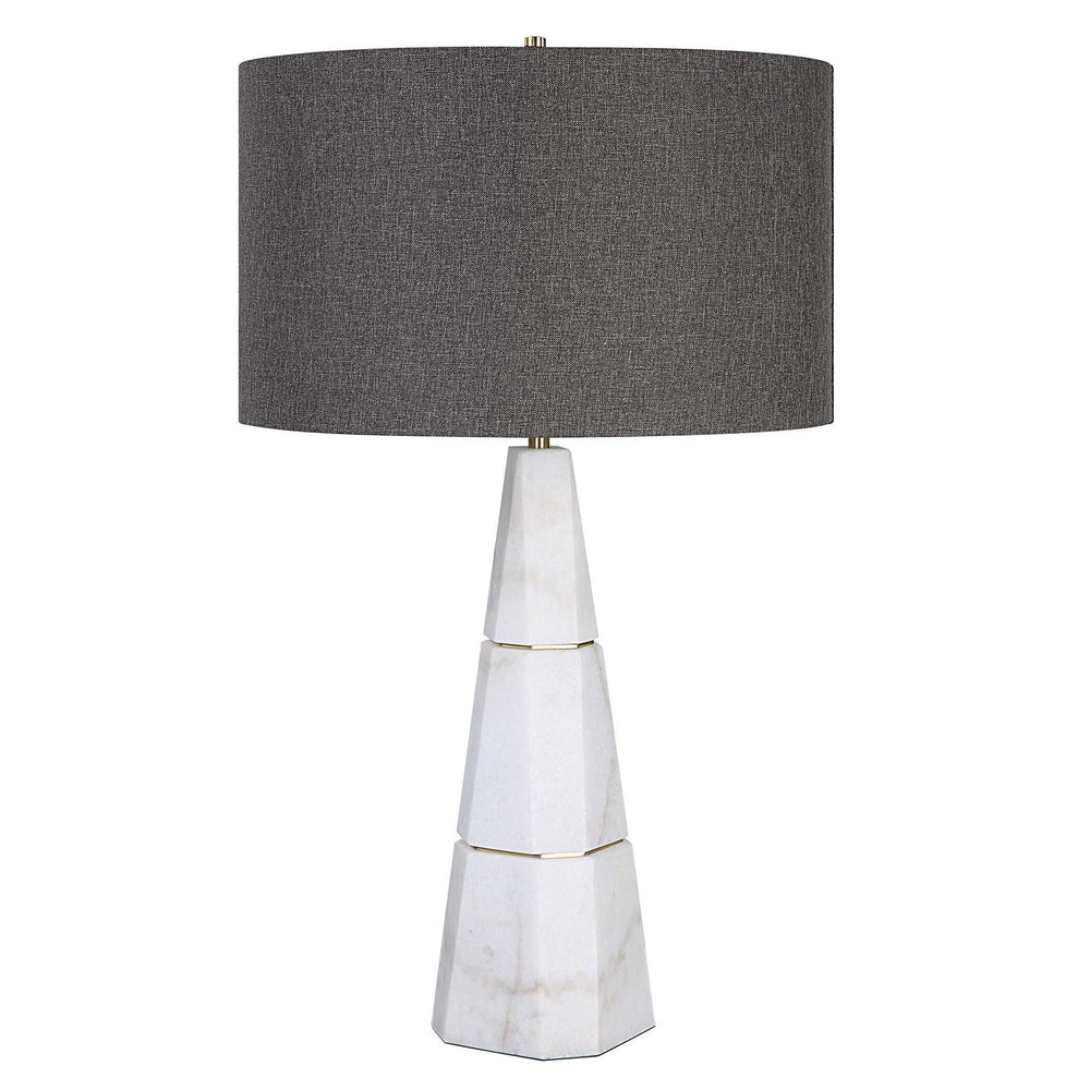 Citadel - Marble Table Lamp - White