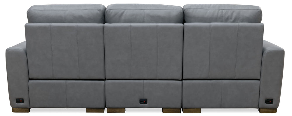 MS - Optimus Three Seat Power Sofa - Dark Gray