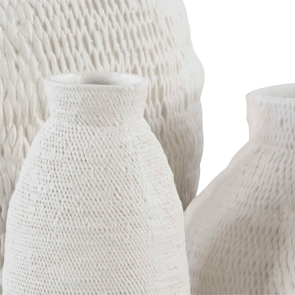 Legacy - Basket Vases (Set of 3) - White