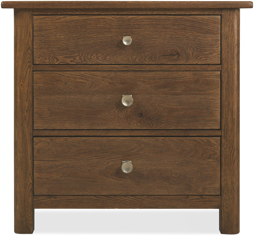 Driftwood - Three-Drawer Nightstand