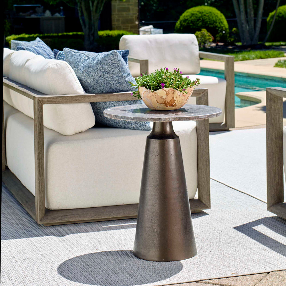 Midsummer - Indoor-Outdoor Accent Table - Bronze