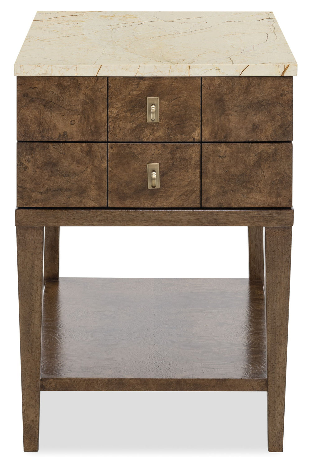 Melange - Penelope Chairside Table - Brown