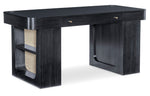 Home Office - Adjustable-Height Desk - Black