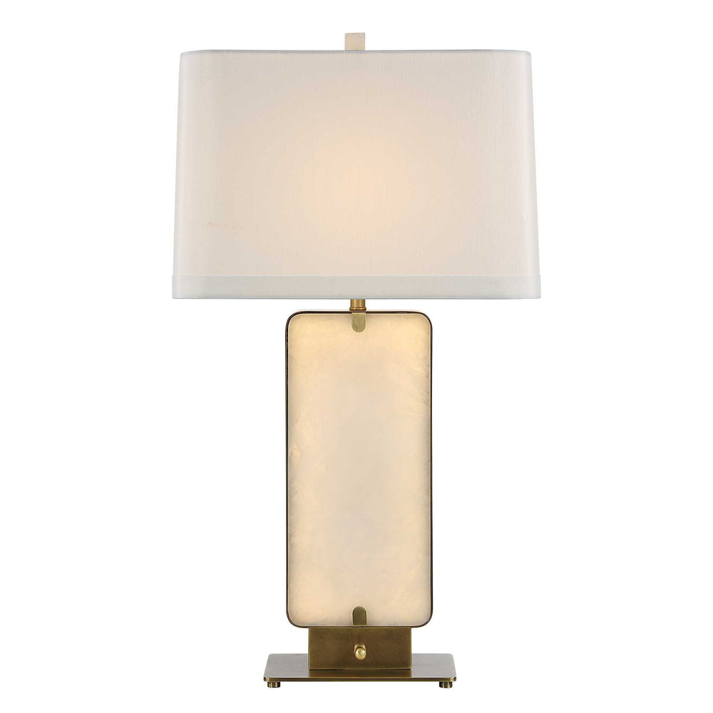 Wrapped In Light - Table Lamp - Gold / White