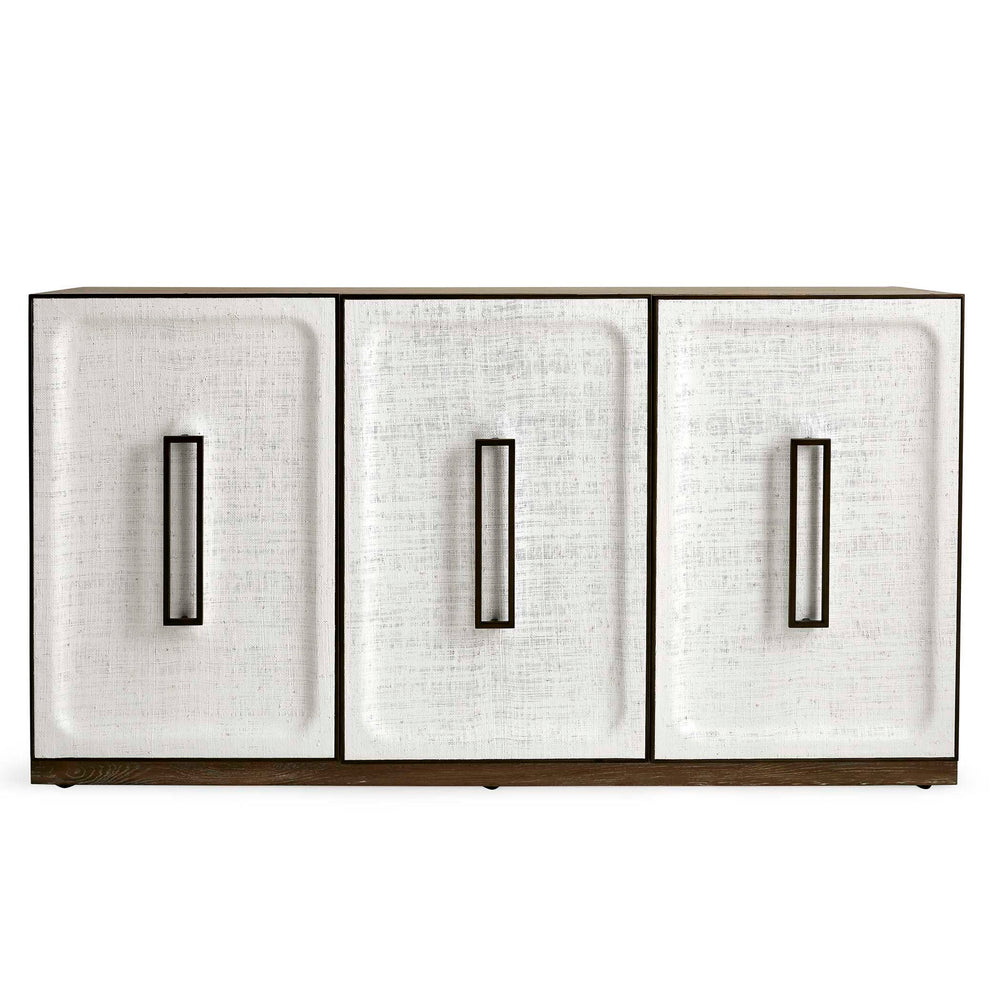 Linen 3 Door Cabinet - White