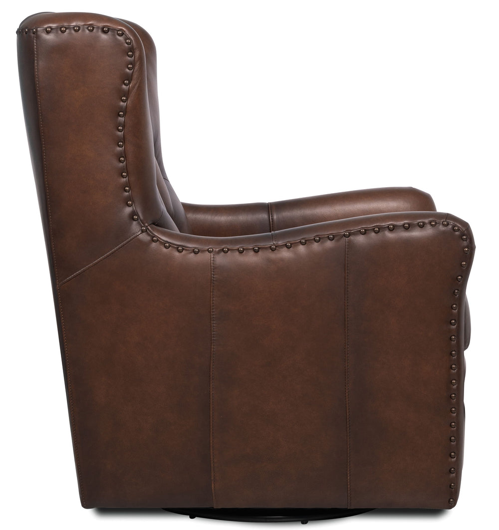 CC - Senda Swivel Chair - Dark Brown