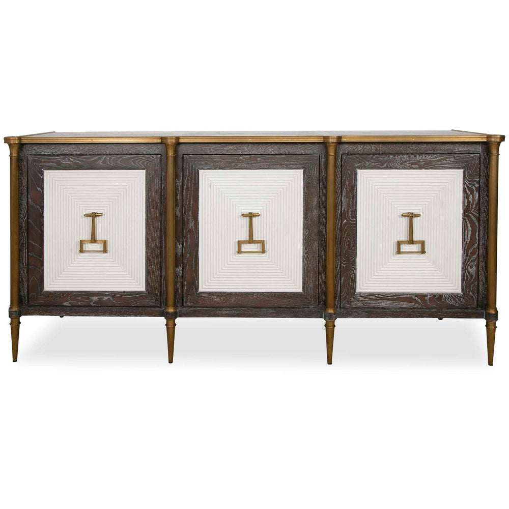 Let It Drop - Cabinet - Brown / Gold / White