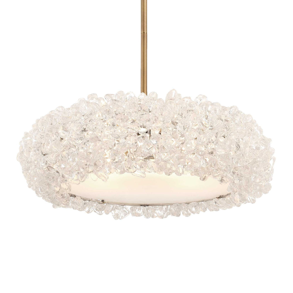 Spangled - 6 Light Pendant - Brass