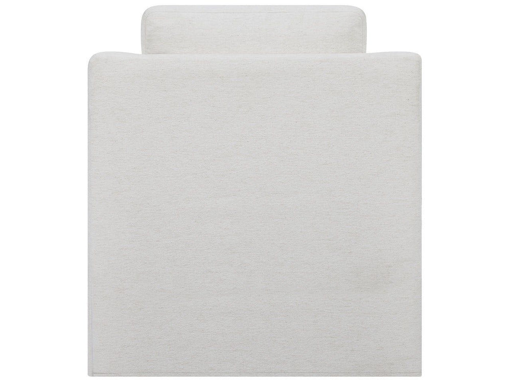Augustine - Slipcover Swivel Glider - White