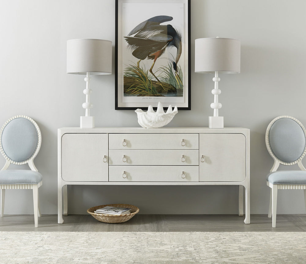 Serenity - Martinique Side Chair (Set of 2) - White / Light Gray