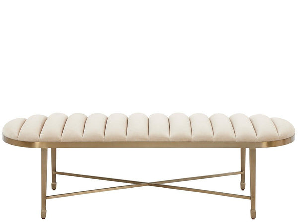 Fenwick - Bench - Beige / Dusty Bronze