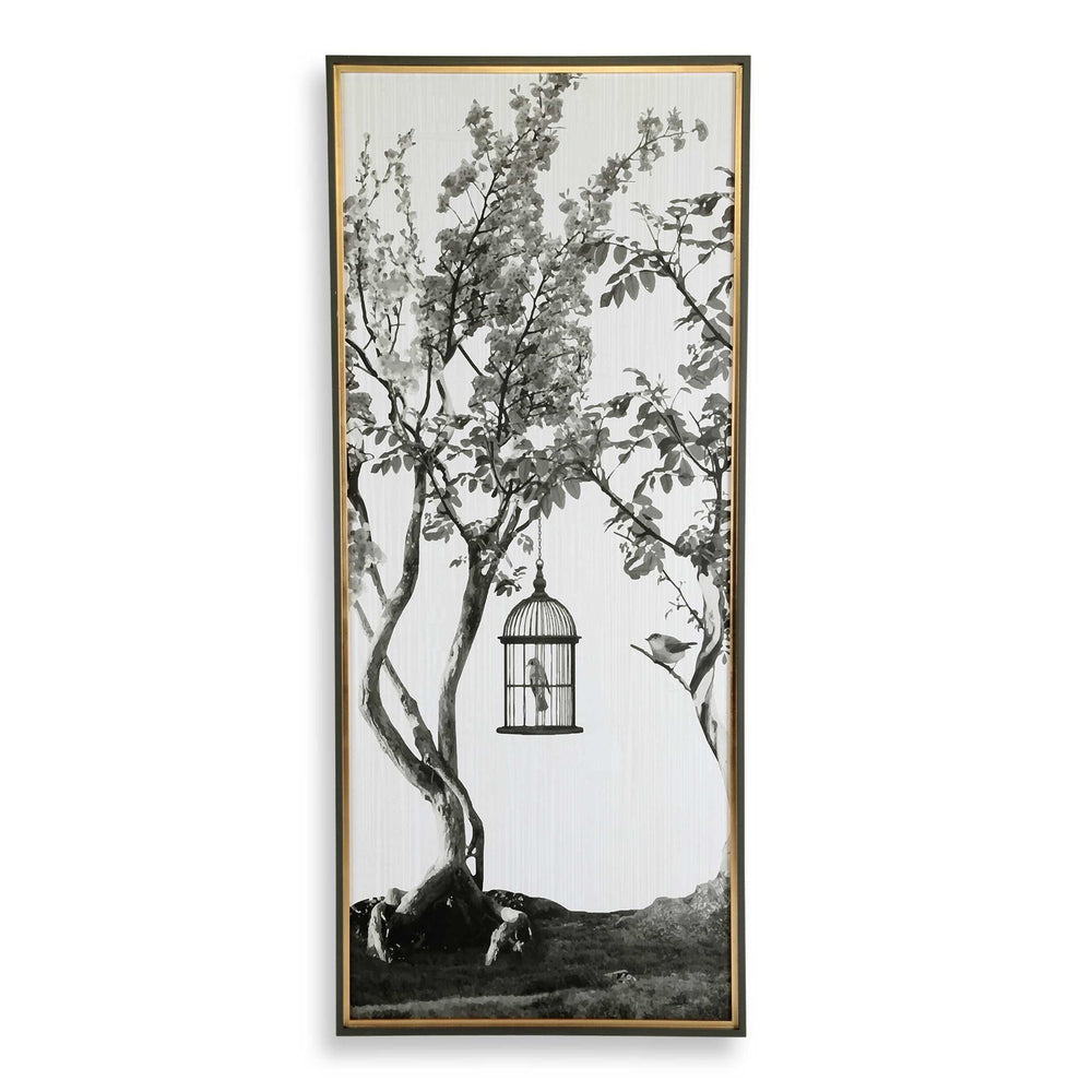 Woodland Songbird - Framed Print - Left