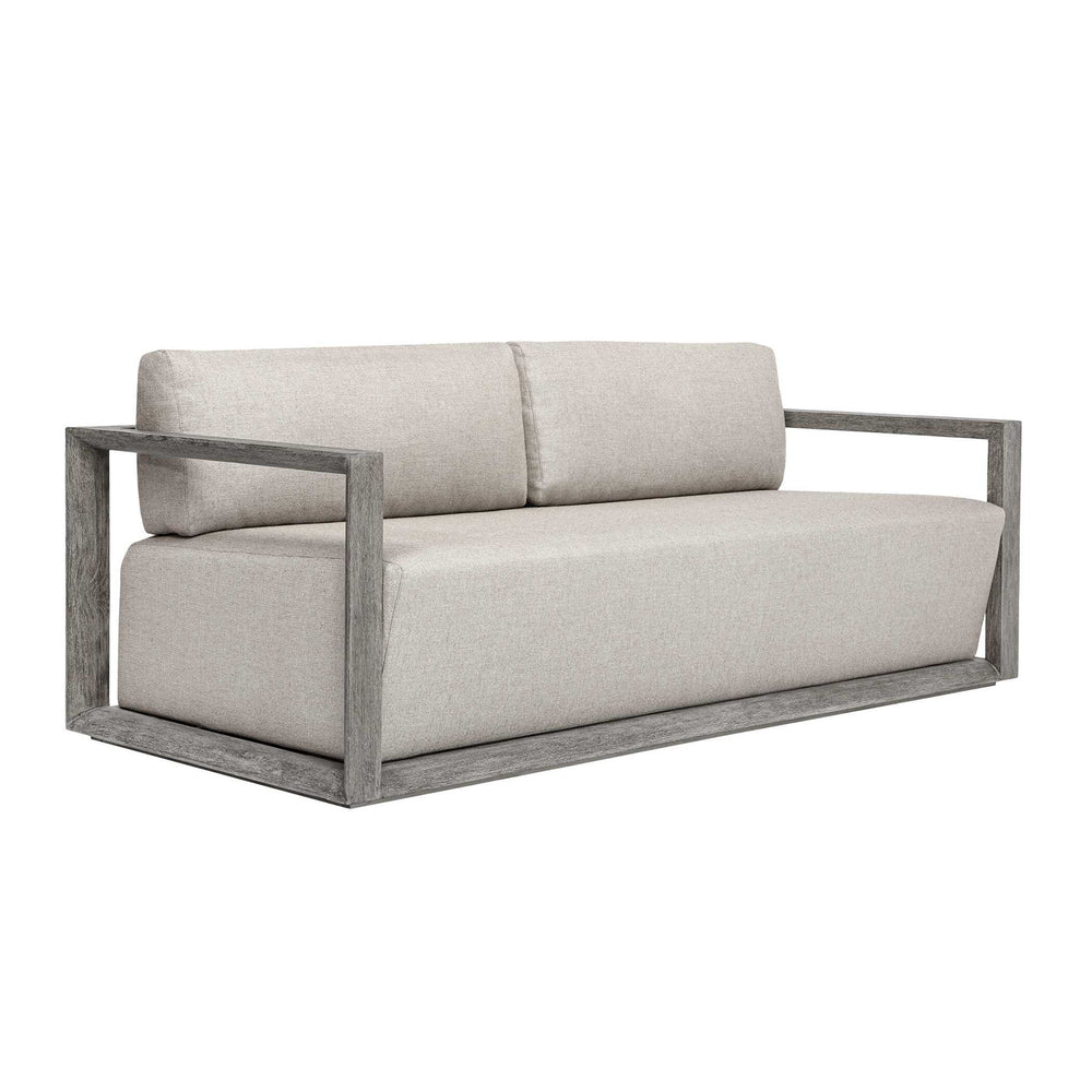 Remsen - Outdoor Sofa - Weathered Gray / Dove