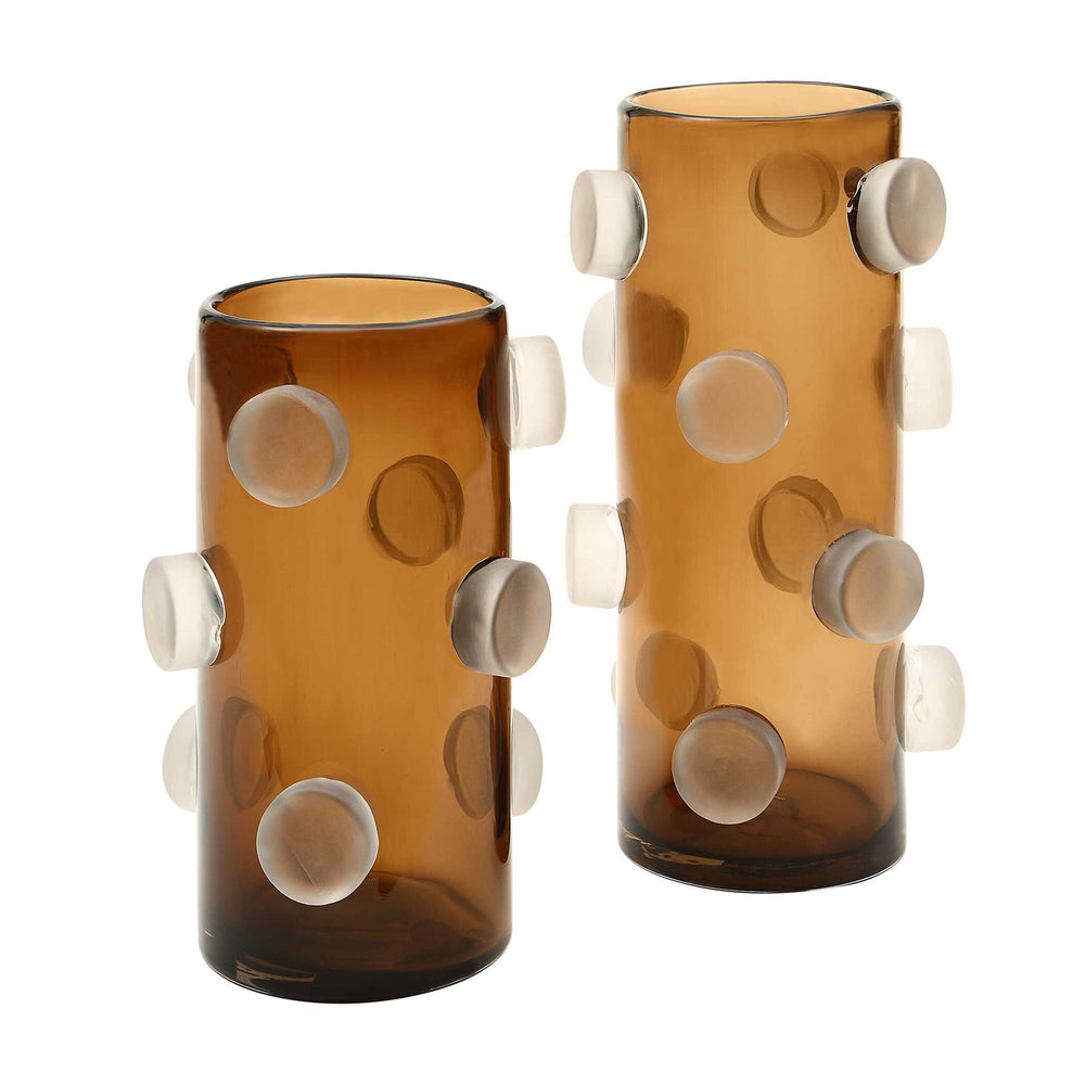 Feeling Pucky - Vases (Set of 2) - Light Brown