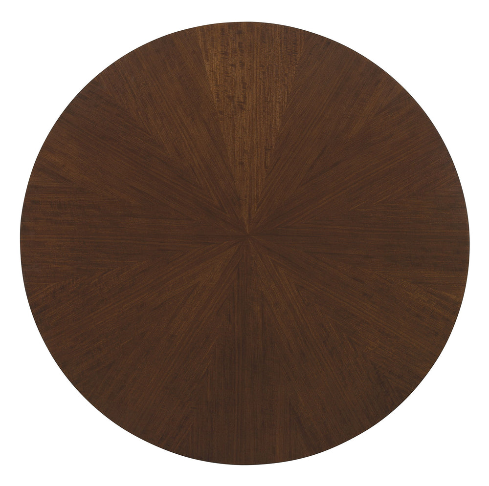 Archives - Round Pedestal Dining Table - Dark Brown