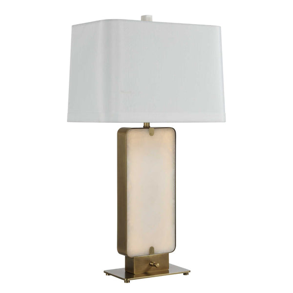 Wrapped In Light - Table Lamp - Gold / White
