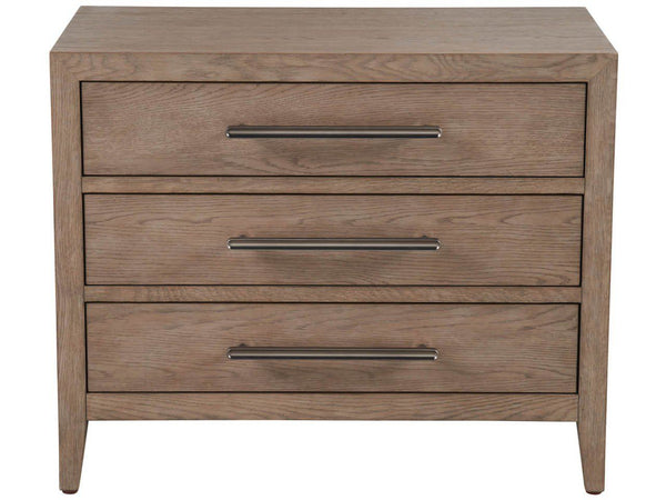 Modern - Cove Drawer Nightstand - Dark Brown
