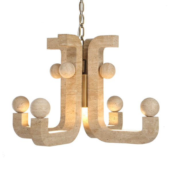 Equilibrium - 5 Light LED Pendant - Brass