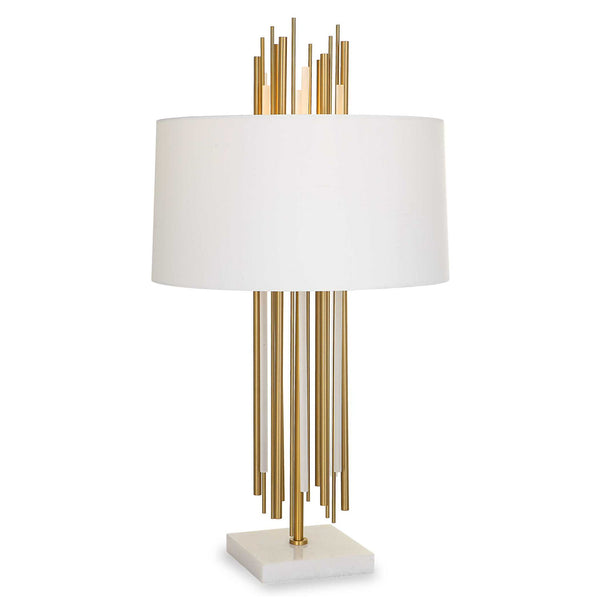 Cityscape - Table Lamp - Brass