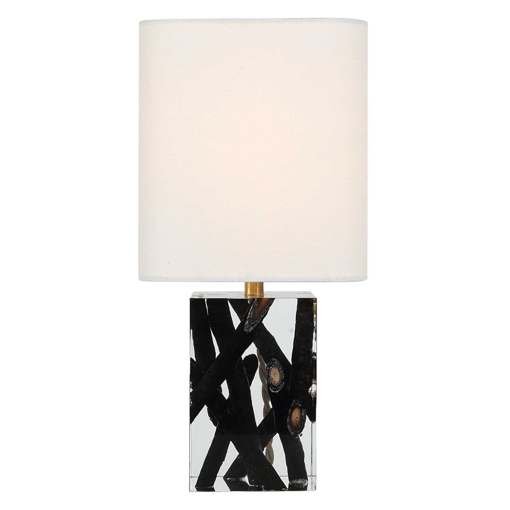 Stick With It - Mini Lamp - Black / White
