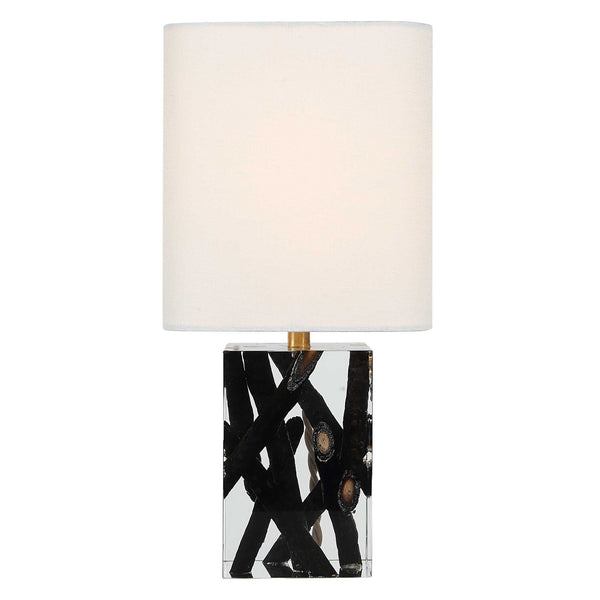 Stick With It - Mini Lamp - Black / White